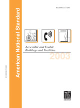 ICC/ANSI A117.1-2003 Accessibility cover image